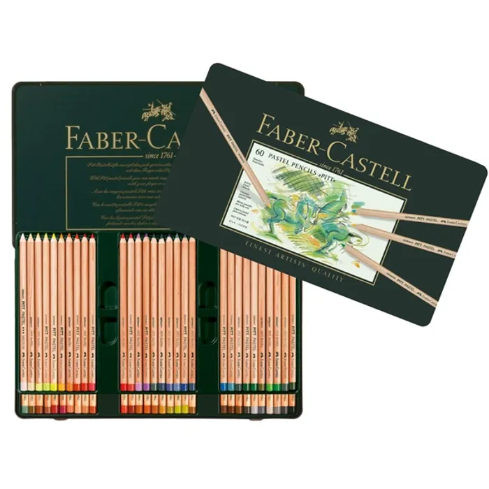 Hlavný obrázok produktu Umělecké pastely Faber-Castell 112160 Pitt Pastel plechová krabička, 60 ks