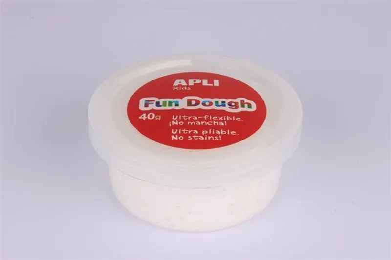Hlavný obrázok produktu Plastelína, 40 g, APLI, "Fun Dough", bílá