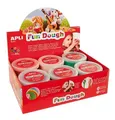 Plastelína, 480 g, APLI, špeciálne farby, "Fun Dough" displej