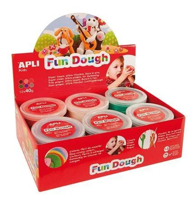 Hlavný obrázok produktu Plastelína, 480 g , APLI, speciální barvy, "Fun Dough" displej