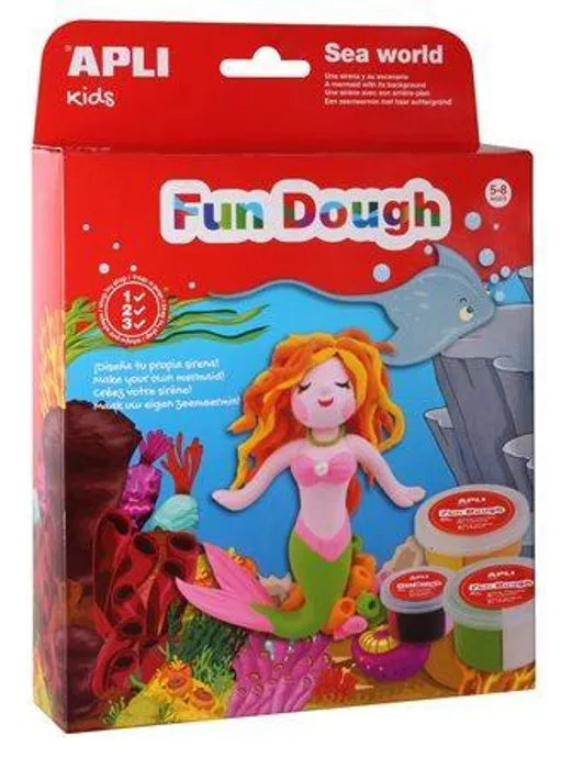 Hlavný obrázok produktu Plastelína, APLI, "Fun Dough", vodní svět