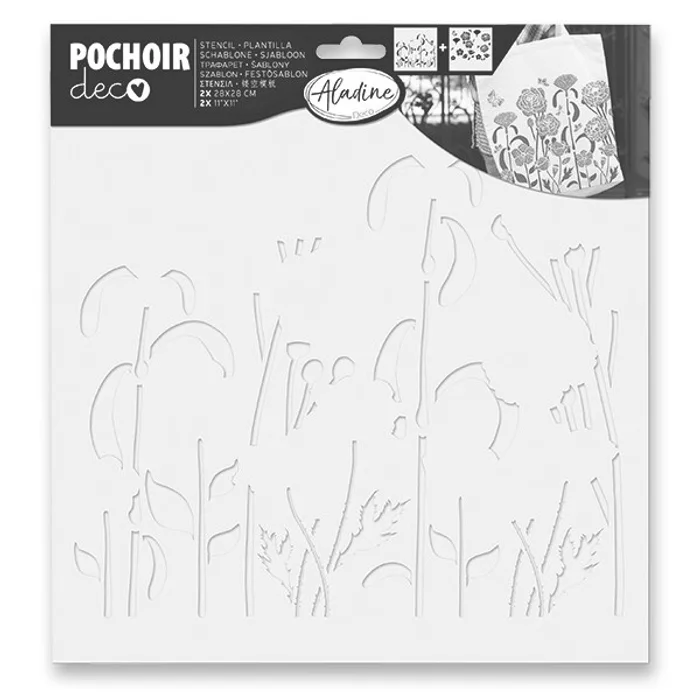 Hlavný obrázok produktu Plastová šablona AladinE Duo - Louka 28 x 28 cm
