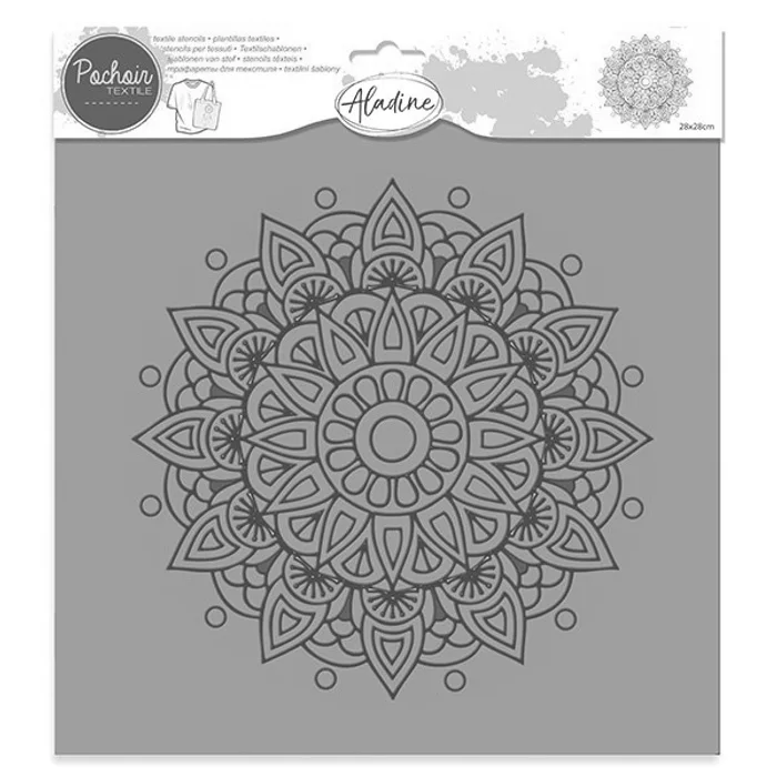 Hlavný obrázok produktu Plastová šablona AladinE - Mandala 28 x 28 cm