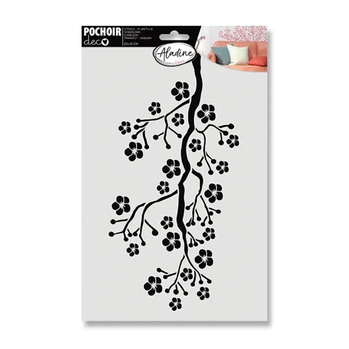Hlavný obrázok produktu Plastová šablona AladinE - Sakura 20 x 30 cm