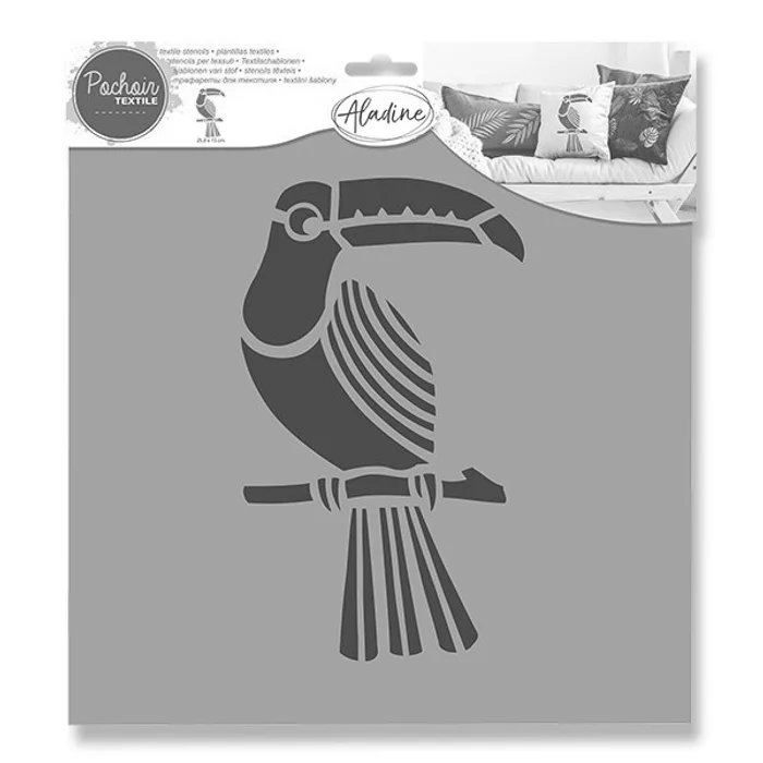 Hlavný obrázok produktu Plastová šablona AladinE - Tukan 28 x 28 cm