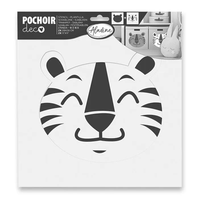 Hlavný obrázok produktu Plastová šablona AladinE - Tygr 28 x 28 cm