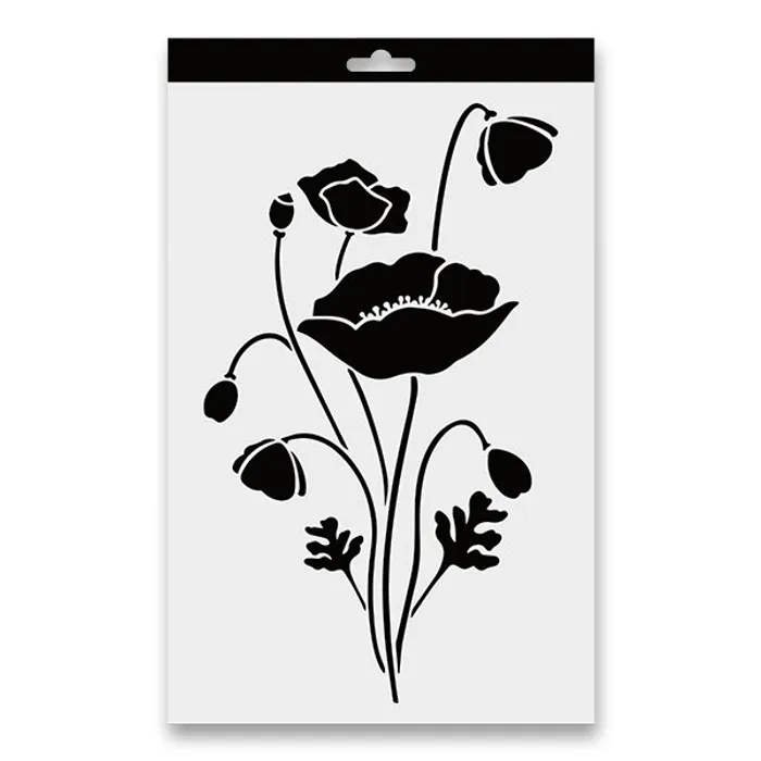Hlavný obrázok produktu Plastová šablona Aladine - Vlčí mák 20 x 30 cm