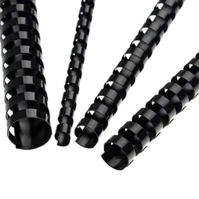 Plastové chrbty pre väzbu 19 mm [100 ks] čierne