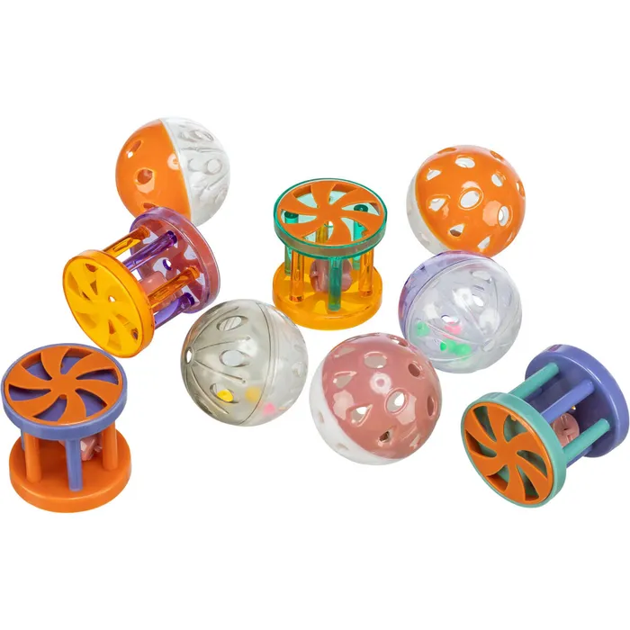 Hlavný obrázok produktu Plastový míček/klec s rolničkou 4,5cm/4cm