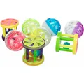 Ďalší obrázok produktu Plastová loptička/klietka s rolničkou 4,5cm/4cm ( 60ks dóza)