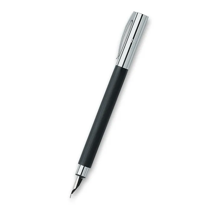 Hlavný obrázok produktu Plnicí pero Ambition Precious resin, M, černá Faber-Castell 148140