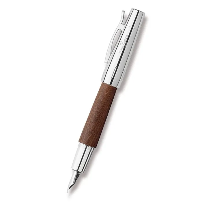 Hlavný obrázok produktu Plnicí pero e-motion Wood, M, hnědá Faber-Castell 148200