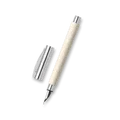 Plniace pero Faber-Castell Ambition Precious Resin Cinematic White - hrot F