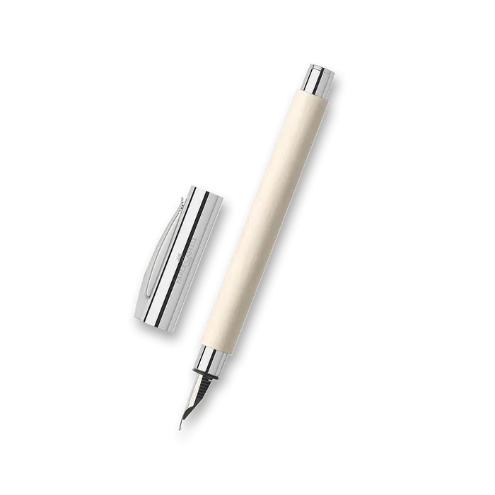 Hlavný obrázok produktu Plnicí pero Faber-Castell Ambition Precious Resin Cinematic White - hrot F