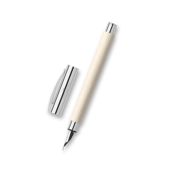 Hlavný obrázok produktu Plnicí pero Faber-Castell Ambition Precious Resin Cinematic White - hrot M