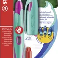Ďalší obrázok produktu Plniace pero pre pravákov so štandardným hrotom M - STABILO EASYbirdy tyrkysová/neón ružová