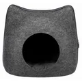 Ďalší obrázok produktu Plstená jaskyňa MAČKA 38 x 35 x 37 cm tmavo šedá