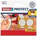 Ďalší obrázok produktu Plstené samolepiace podložky Protect 57893, biela, 22 mm, TESA