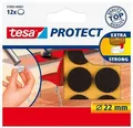 Ďalší obrázok produktu Plstené samolepiace podložky Protect 57893, hnedá, 22 mm, TESA