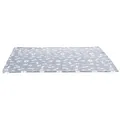 Ďalší obrázok produktu Plyšová deka KENNY, modrá s kockami a packami 150 x 100cm