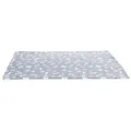 Ďalší obrázok produktu Plyšová deka KENNY, modrá s kockami a packami 150 x 100cm