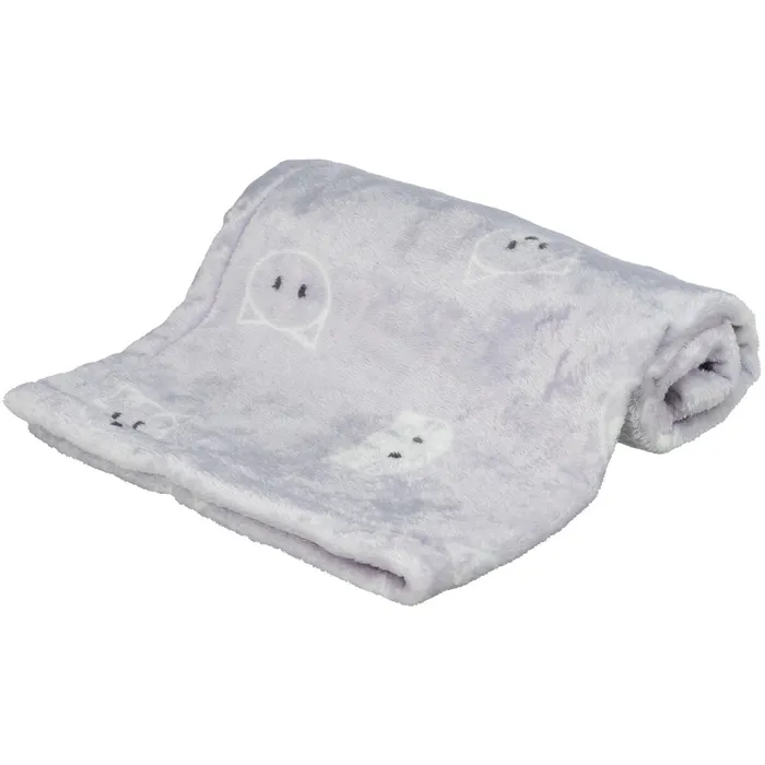 Hlavný obrázok produktu Plyšová deka MIMI, 70 x 50 cm, motiv kočičí hlavy, lila - LIMITOVANÁ NABÍDKA