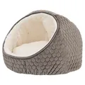 Ďalší obrázok produktu Plyšová jaskyňa Livia 45 x 33 cm tmavošedá/krémová