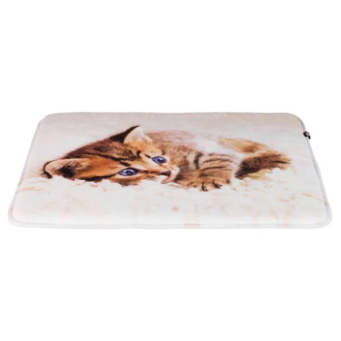 Hlavný obrázok produktu Plyšová podložka TILLY s koťátkem protiskluzová 50 x 40 cm