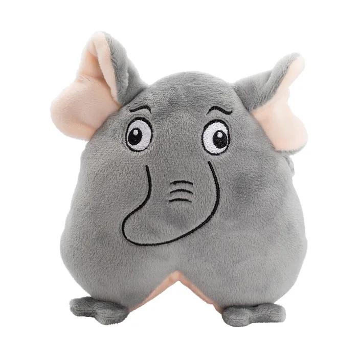 Hlavný obrázok produktu Plyšový 2D slon se zvukem, bavlněné lano, 16 cm, šedá, HipHop