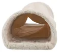 Ďalší obrázok produktu Plyšový tunel pre hlodavce 27 × 21 × 80 cm, 2 spevnené výstupy, béžová
