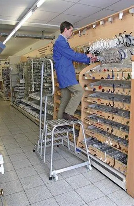Hlavný obrázok produktu Podesta, hliníková, 4 schody, KRAUSE "Step Top"