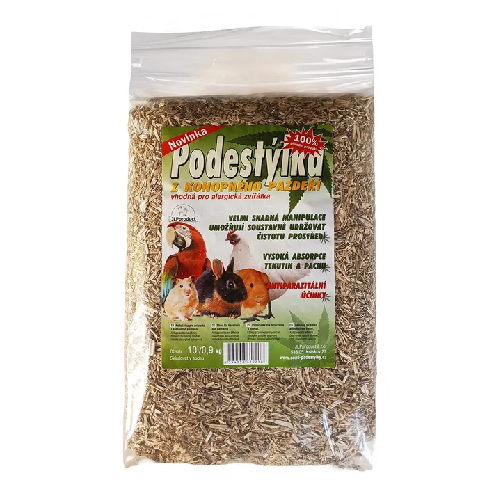Hlavný obrázok produktu Podestýlka z konopného pazdeří 10 l