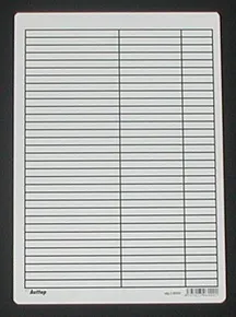 Podložka leňoch A4 linka - tvrdé PVC