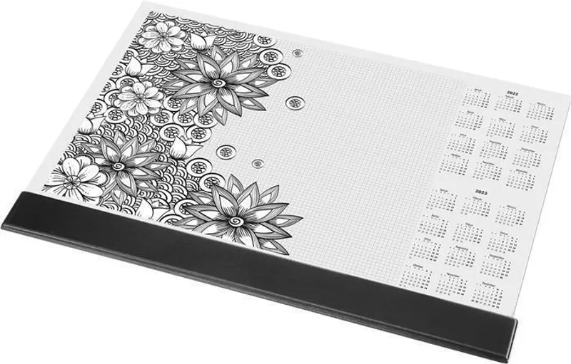 Hlavný obrázok produktu Podložka na stůl "Flowers", A3, 410x286 mm, s omalovánkou, PANTA PLAST