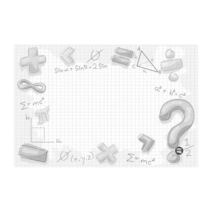 Hlavný obrázok produktu Podložka na stůl PP 60x40cm Math
