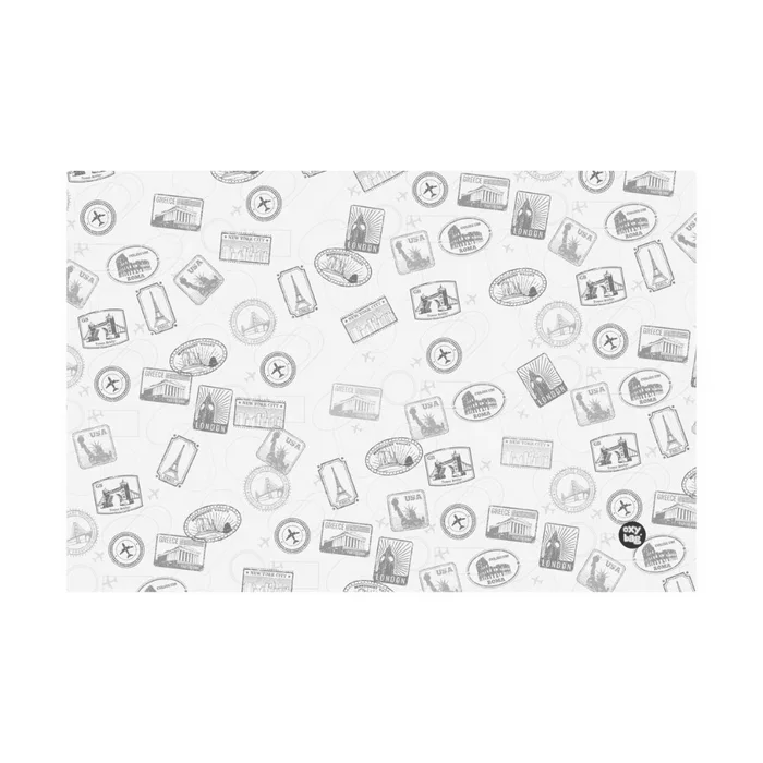 Hlavný obrázok produktu Podložka na stůl PP 60x40cm Stamps