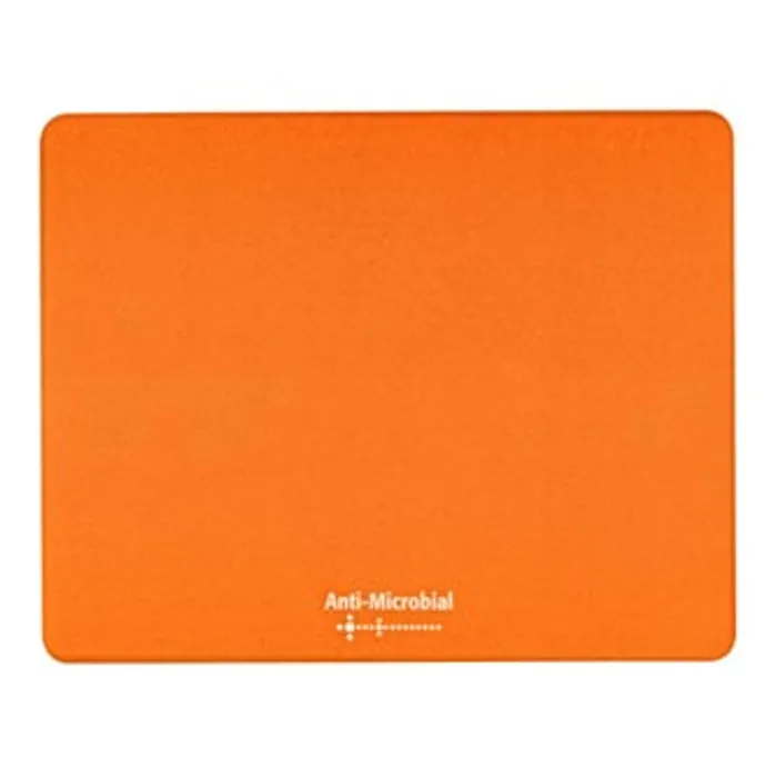 Hlavný obrázok produktu Podložka pod myš, Polyprolylen, oranžová, 24x19cm, 0.4mm, Logo, antimikrobiální