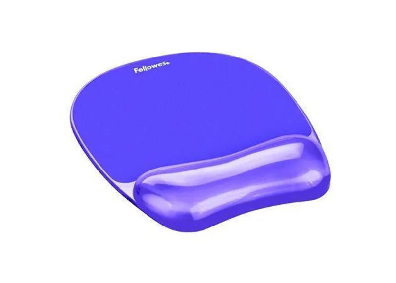 Hlavný obrázok produktu Podložka pod myš s gelovou opěrkou zápěstí, FELLOWES "Crystals Gel", fialová