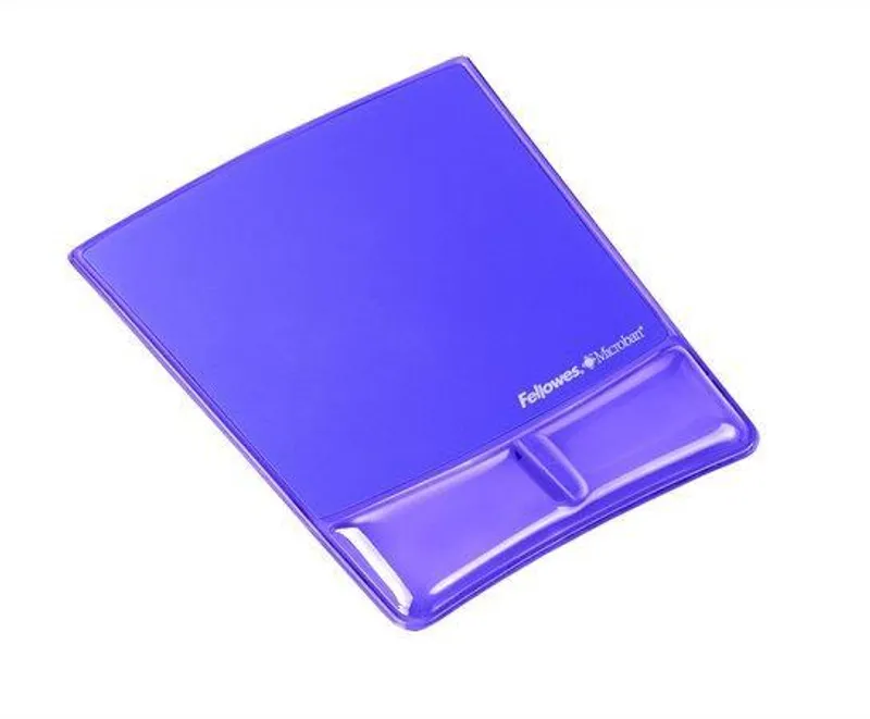 Hlavný obrázok produktu Podložka pod myš s opěrkou zápěstí, FELLOWES "Crystals", fialová