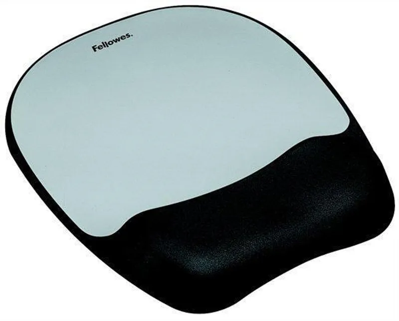 Hlavný obrázok produktu Podložka pod myš s pěnovou opěrkou zápěstí, FELLOWES "Memory Foam", šedá
