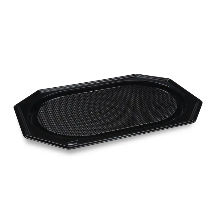 Hlavný obrázok produktu Podnos (rPET) oválný černý 54 x 36 cm [10 ks]