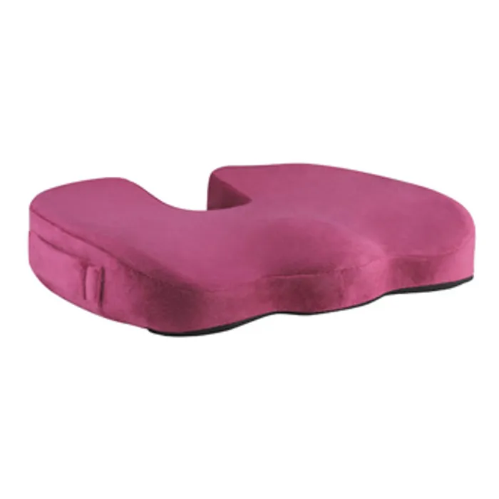 Hlavný obrázok produktu Podsedák, pod hýždě, ergonomický, vínově červený, paměťová pěna, Powerton