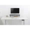 Podstavec pod monitor, připevniteľný ku stolu, čierny, oceľ, drevotrieska, 20 kg nosnosť, Powerton, ergo