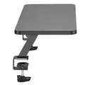 Podstavec pod monitor, připevniteľný ku stolu, čierny, oceľ, drevotrieska, 20 kg nosnosť, Powerton, ergo