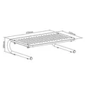 Ďalší obrázok produktu Podstavec pod monitor, priestor pre klávesnicu, čierny, oceľ-plast, 20 kg nosnosť, Powerton, ergo