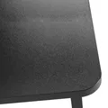 Podstavec pod monitor, priestor pre klávesnicu, rýchla montáž, čierny, oceľ, drevotrieska, 20 kg nosnosť, Powerton, ergo