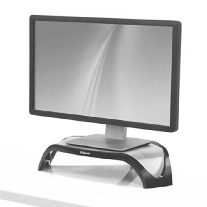 Hlavný obrázok produktu Podstavec Smart Suites pod monitor, nastavitelná výška, černo-stříbrný, plast, 10 kg nosn