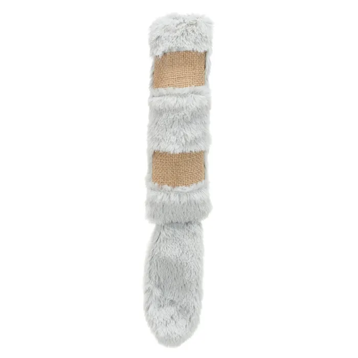 Hlavný obrázok produktu Poduška s ocasem XXL, plyš/juta/catnip, šusticí, 39cm