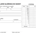 Ďalší obrázok produktu Pokladní složenka do banky A6 PT080
