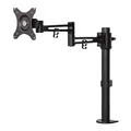 Ďalší obrázok produktu Polohovatelný držiak pre monitor, 10KG, svorka, 17-30, otočný, čierny